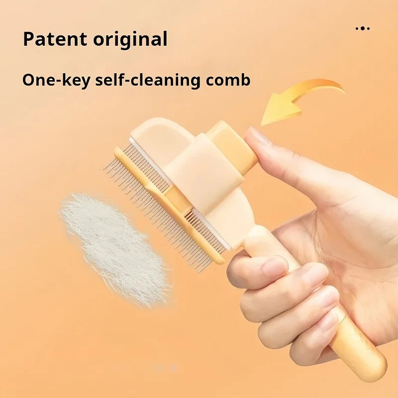 Self-Cleaning Pet Brush